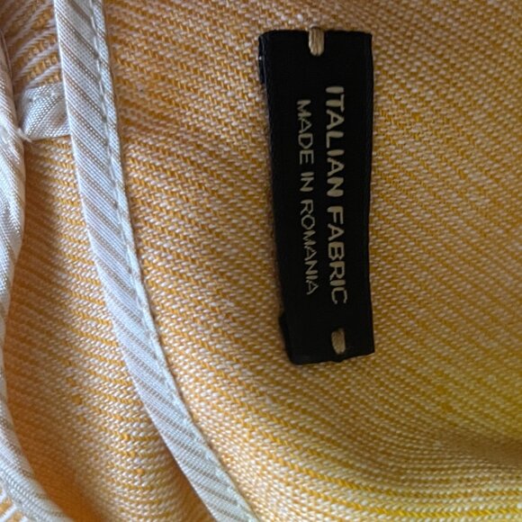 Women's MASSIMO DUTTI Yellow Tan Blazer SuitJacket Size 10 - Picture 3 of 5